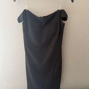Elegant Black Off-Shoulder Dress